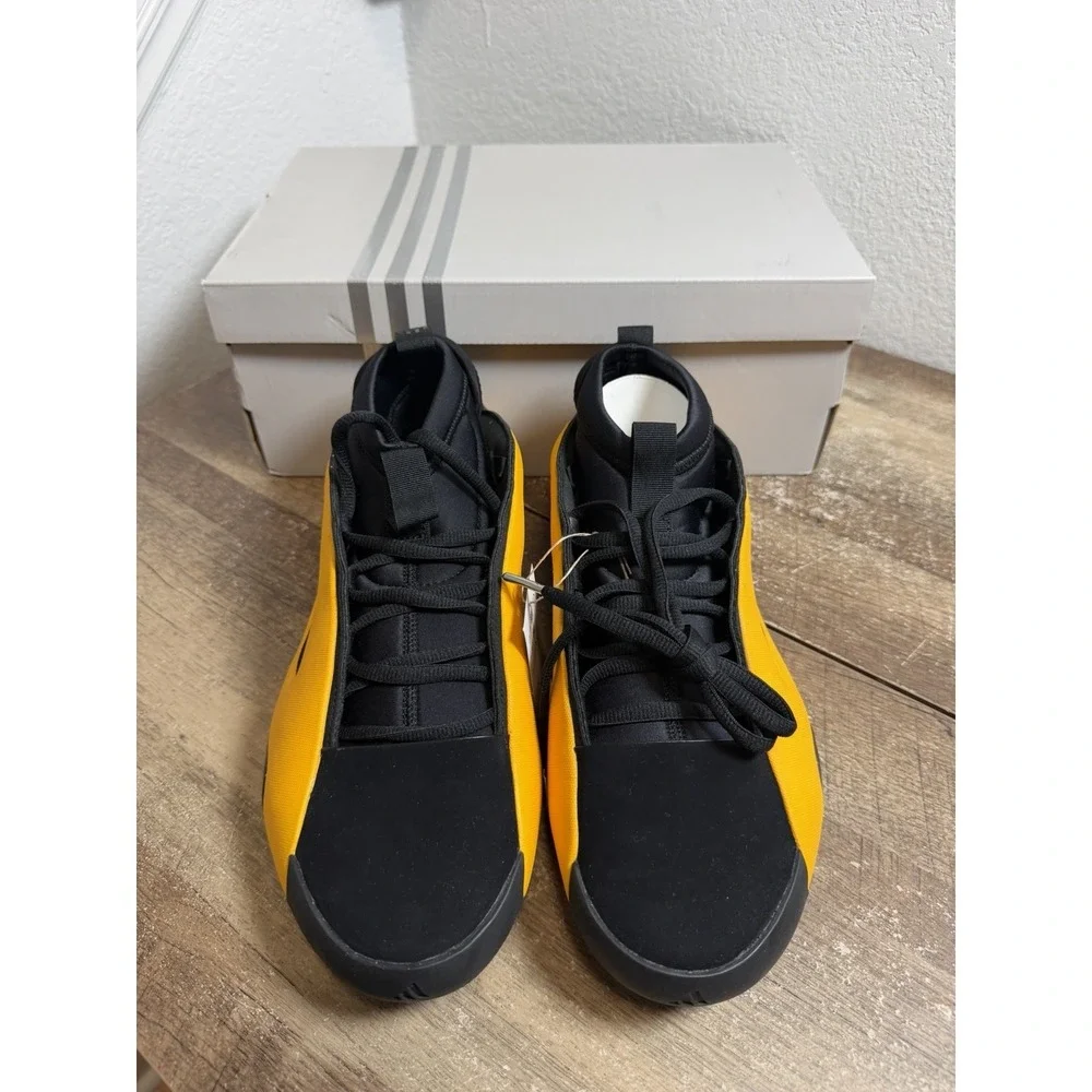 adidas Harden Vol. 8 James‎ Yellow Men Basketball Hoopers Shoes IG6589 Sz 10.5